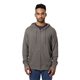 aerial view a stonework grey econscious unisex hemp hero full - zip hooded sweatshirt, image 1 of 3