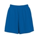aerial view a royal augusta sportswear girls wicking mesh short, image 1 of 3