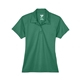 aerial view a sport dark green team 365 ladies command snag protection polo, image 1 of 6