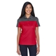 aerial view a classic red/ carbon core365 - womens balance colorblock performance piqu polo, image 1 of 7