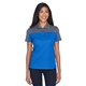 aerial view a true royal/ carbon core365 - womens balance colorblock performance piqu polo, image 1 of 7