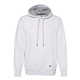 aerial view a ash russell athletic unisex cotton classic hooded sweatshirt, image 1 of 3