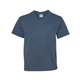 aerial view a vintage heather blue jerzees(r) 5.6 oz dri - power(r) active t - shirt, image 1 of 3