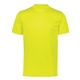aerial view a safety yellow augusta sportswear - unisex nexgen performance t - shirt, image 1 of 3