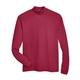 aerial view a crimson devon jones(r) sueded cotton jersey mock turtleneck, image 1 of 6
