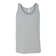 aerial view a athletic heather bella + canvas unisex heather cvc tank, image 1 of 3