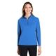 aerial view a light nautical blue north end - womens revive coolcore(r) quarter - zip pullover, image 1 of 10