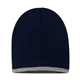 a navy/ grey sportsman - 8 bottom - striped beanie - colors