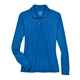 aerial view a true royal core365 - womens pinnacle performance long sleeve piqu polo, image 1 of 6