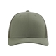 aerial view a loden richardson adjustable six - panel trucker hat, image 1 of 3