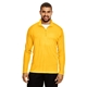 aerial view a sport athletic gold team 365 - mens zone performance quarter - zip pullover, image 1 of 4