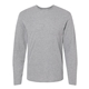 aerial view a heather lat mens fine jersey long - sleeve, image 1 of 3