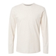 aerial view a natural heather lat mens fine jersey long - sleeve, image 1 of 3