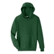 aerial view a sport dark green team 365 youth zone hydrosport(tm) heavyweight pullover hooded sweatshirt, image 1 of 6