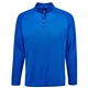 aerial view a electric blue spyder mens freestyle half - zip pullover, image 1 of 6
