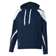 a navy/ white holloway youth prospect athletic fleece hoodie