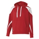 a scarlet/ white holloway youth prospect athletic fleece hoodie