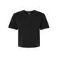 aerial view a black comfort colors - womens garment - dyed heavyweight boxy t - shirt, image 1 of 3