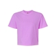 aerial view a neon violet comfort colors - womens garment - dyed heavyweight boxy t - shirt, image 1 of 3