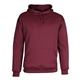 aerial view a cardinal badger sport - bt5 moisture management hooded sweatshirt, image 1 of 3