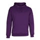aerial view a purple badger sport - bt5 moisture management hooded sweatshirt, image 1 of 3