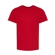 aerial view a athletic crimson hanes - youth comfortsoft(r) heavyweight t - shirt - 5480, image 1 of 3