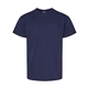 aerial view a athletic navy hanes - youth essential - t t - shirt, image 1 of 3