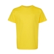 aerial view a athletic yellow hanes - youth comfortsoft(r) heavyweight t - shirt - 5480, image 1 of 3