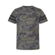 aerial view a vintage camo/ vintage smoke lat - youth football fine jersey tee, image 1 of 3