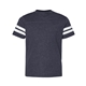 aerial view a vintage navy/ white lat - youth football fine jersey tee, image 1 of 3