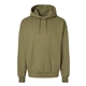 aerial view a oregano hanes 9.7 oz ultimate cotton(r) 90/10 pullover hood - f170, image 1 of 3