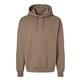 aerial view a pebble hanes 9.7 oz ultimate cotton(r) 90/10 pullover hood - f170, image 1 of 3