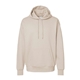 aerial view a sand hanes 9.7 oz ultimate cotton(r) 90/10 pullover hood - f170, image 1 of 3