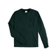 aerial view a deep forest hanes 6.1 oz tagless(r) long - sleeve pocket t - shirt - 5596, image 1 of 4