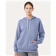 aerial view a lavender blue bella + canvas unisex sponge fleece pullover hoodie - 3719, image 1 of 6