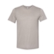 aerial view a heather stone bella + canvas unisex viscose fashion t - shirt, image 1 of 3