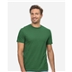aerial view a kelly green threadfast apparel epic unisex t - shirt, image 1 of 3