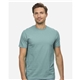 aerial view a seafoam threadfast apparel epic unisex t - shirt, image 1 of 3