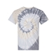 aerial view a denali dyenomite - multi - color spiral tie - dyed t - shirt - colors, image 1 of 3
