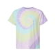 aerial view a hawaiian breeze dyenomite - multi - color spiral tie - dyed t - shirt - colors, image 1 of 3