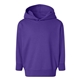 aerial view a purple rabbit skins toddler pullover fleece hoodie - all, image 1 of 3