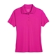 aerial view a bright magenta core365 - womens origin performance piqu polo, image 1 of 2