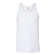 aerial view a white american apparel - unisex fine jersey tank (usa) - colors, image 1 of 6