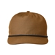 aerial view a old gold/ black rope big accessories - lariat ripstop cap, image 1 of 4