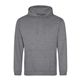 aerial view a graphite heather awdis college hooded sweatshirt, image 1 of 2