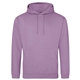 aerial view a lavender awdis college hooded sweatshirt, image 1 of 2