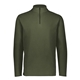 aerial view a olive augusta sportswear - eco revive(tm) micro - lite fleece quarter - zip pullover, image 1 of 3