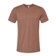 aerial view a chestnut bella + canvas - unisex short sleeve jersey t - shirt - 3001, image 1 of 3