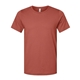 aerial view a clay bella + canvas - unisex short sleeve jersey t - shirt - 3001, image 1 of 3
