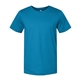 aerial view a electric blue bella + canvas - unisex short sleeve jersey t - shirt - 3001, image 1 of 3